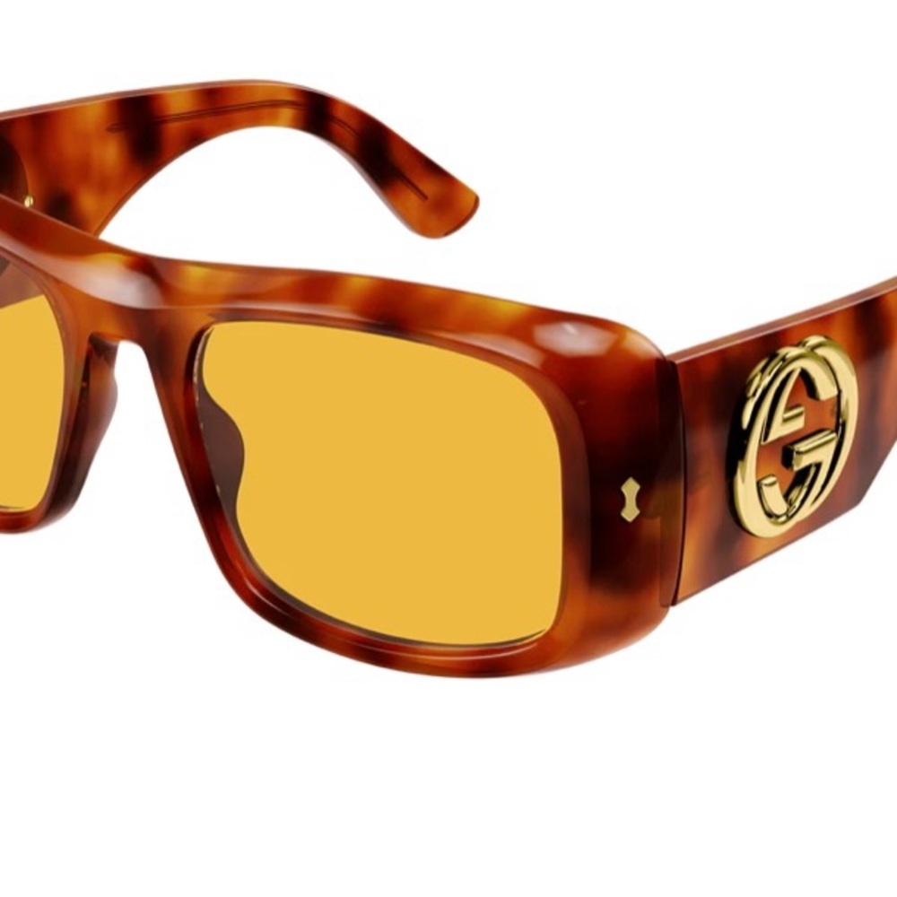 Gucci GG1251S 002 Sunglasses - Havana Yellow - Picture 4 of 6